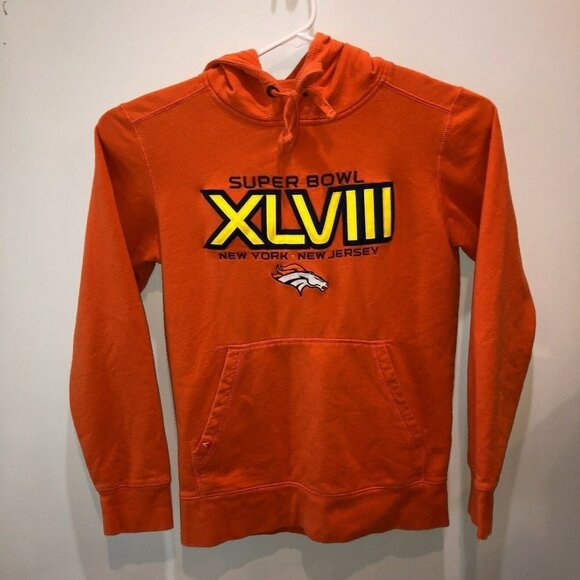 Super Bowl 48 XLVIII Denver Broncos Antigua Hoodie - Picture 2 of 8
